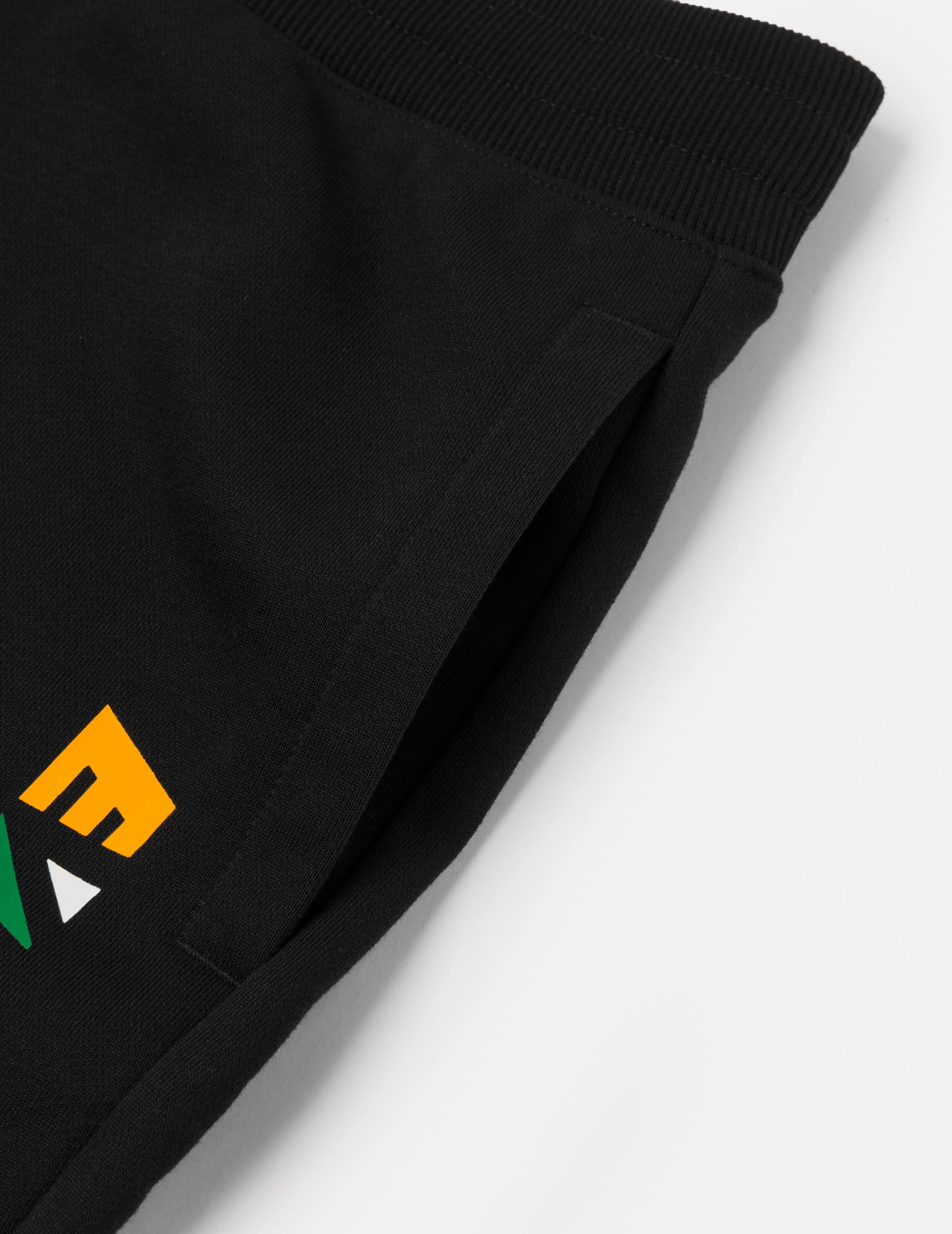 Kamon and Daruma Embroidery Pockets Regular Fit Sweatpants - Image 8