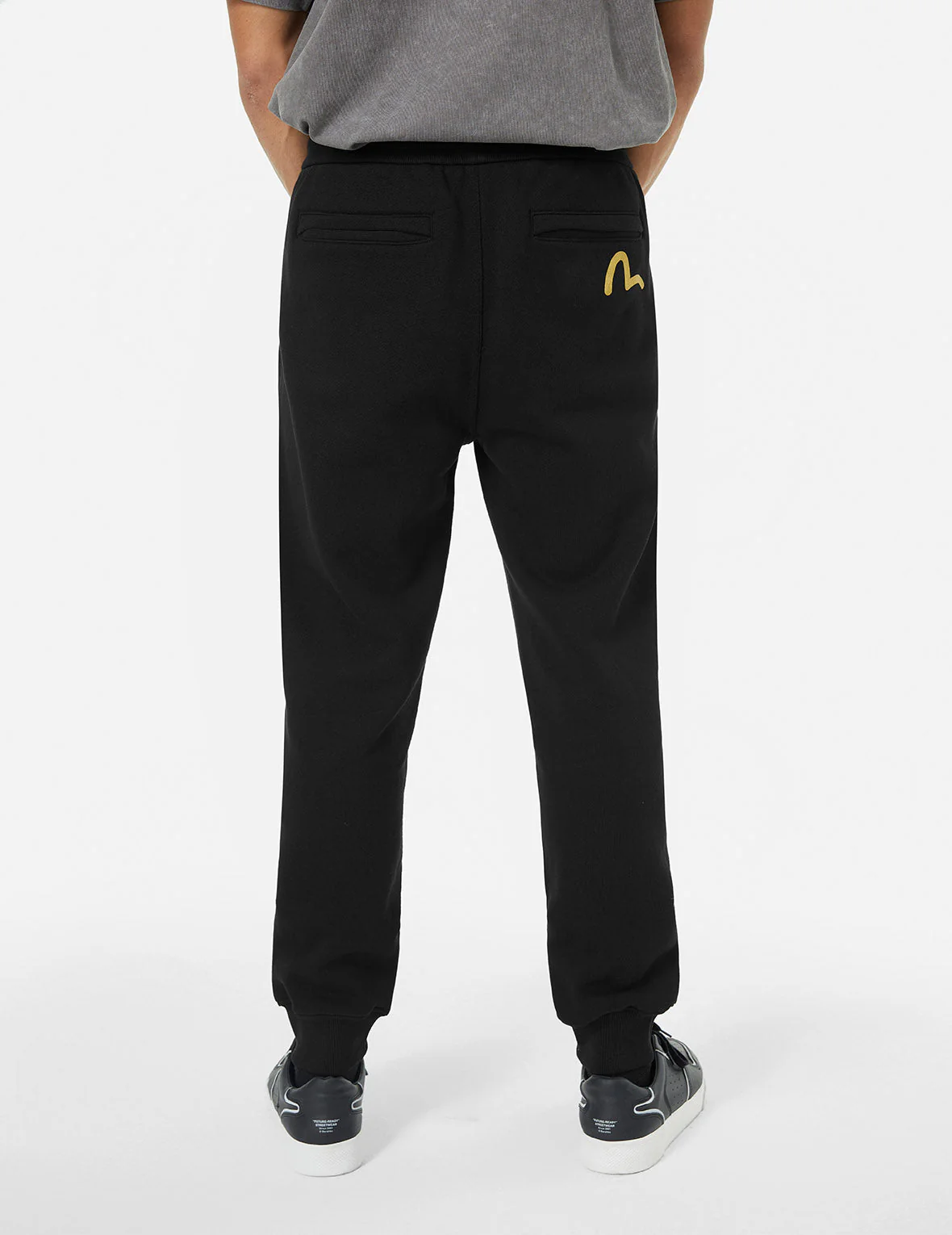 Kamon and Evisu Foil Print Straight Fit Sweatpants - Image 6