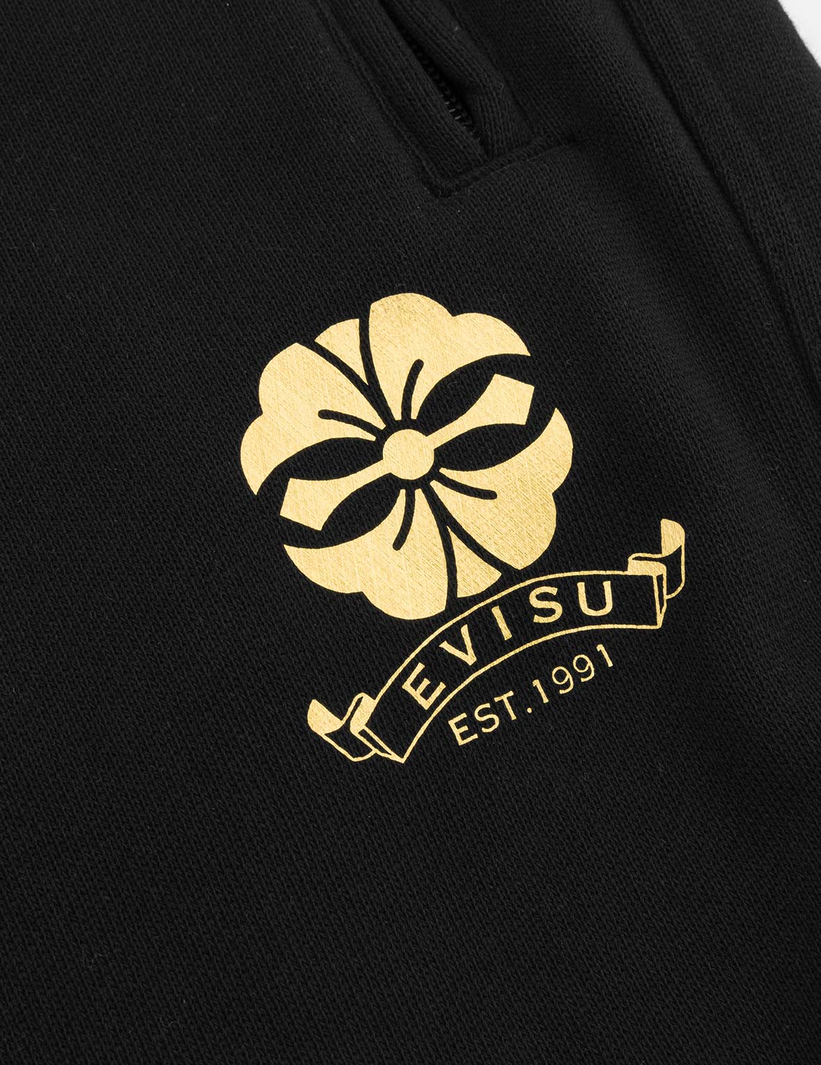 Kamon and Evisu Foil Print Straight Fit Sweatpants - Image 8