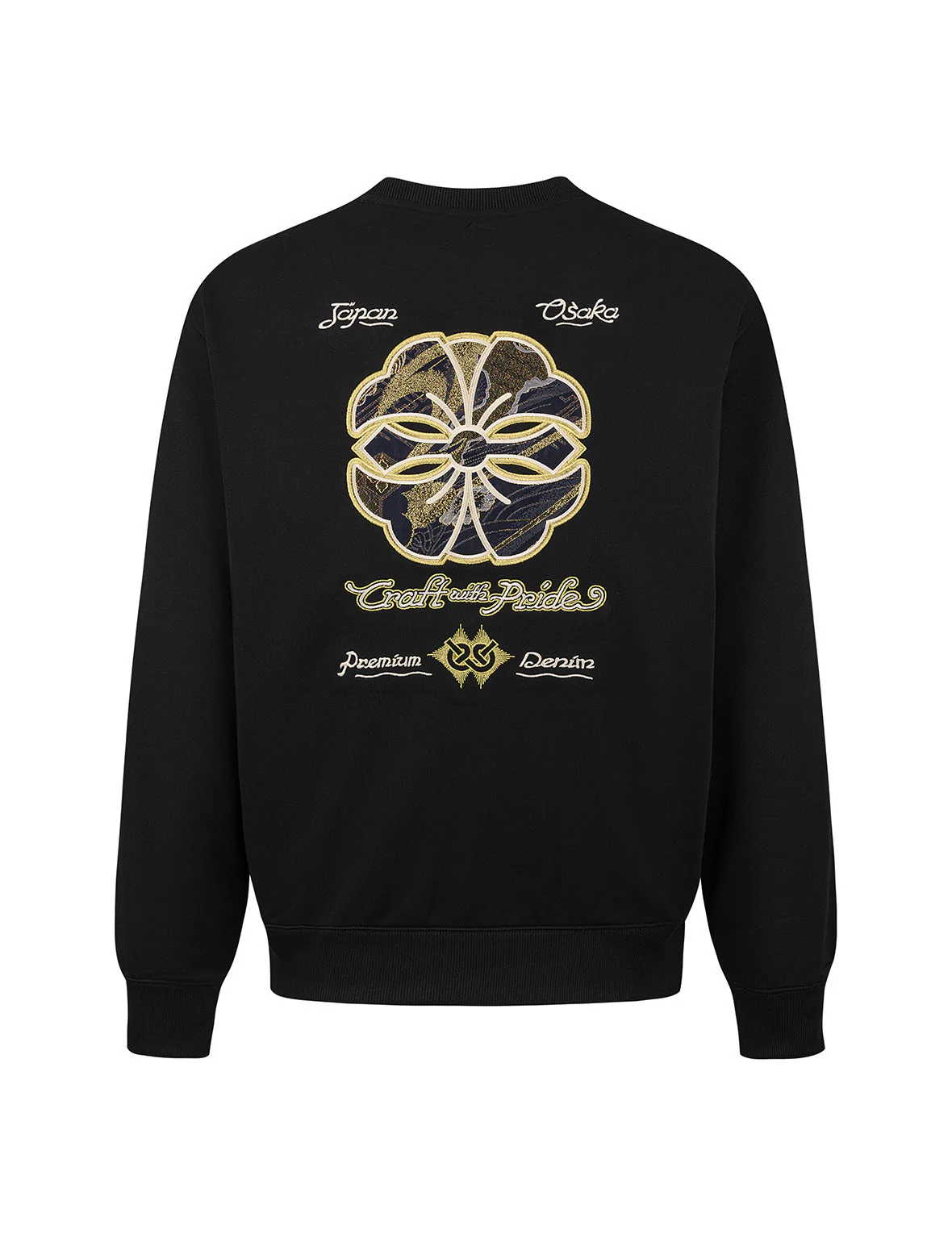 Kamon and Logo Brocade Applique Relax Fit Sweatshirts - Image 18