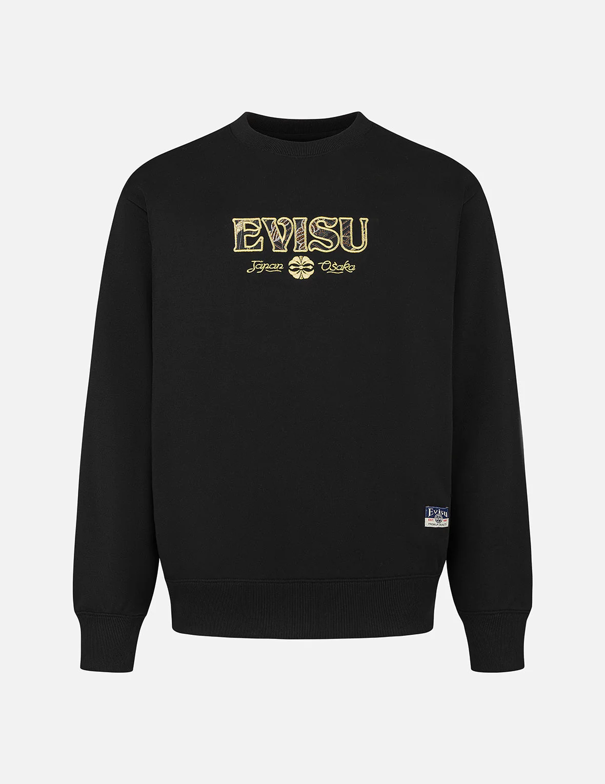 Kamon and Logo Brocade Applique Relax Fit Sweatshirts - Image 3
