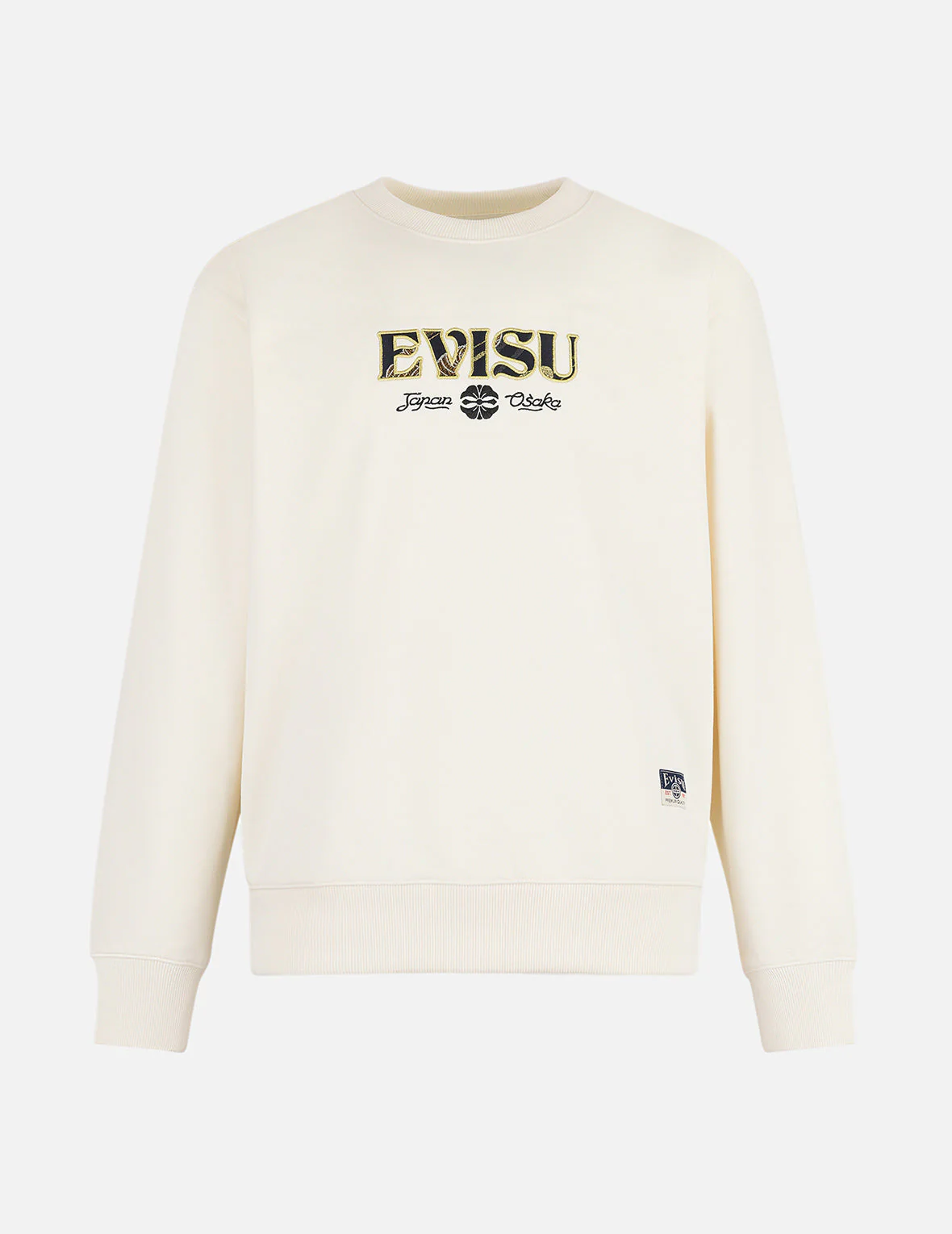 Kamon and Logo Brocade Applique Relax Fit Sweatshirts - Image 4