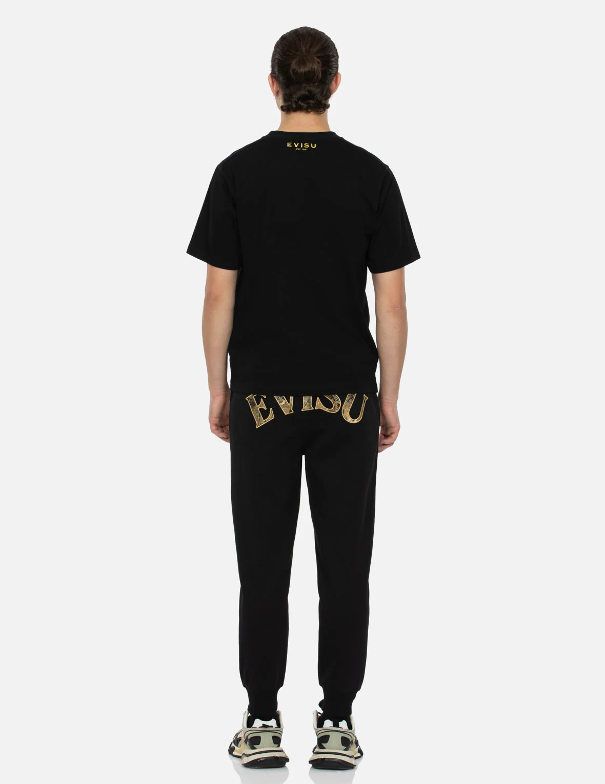 Kamon and Logo Foil Print Regular Fit T-shirt - Image 11