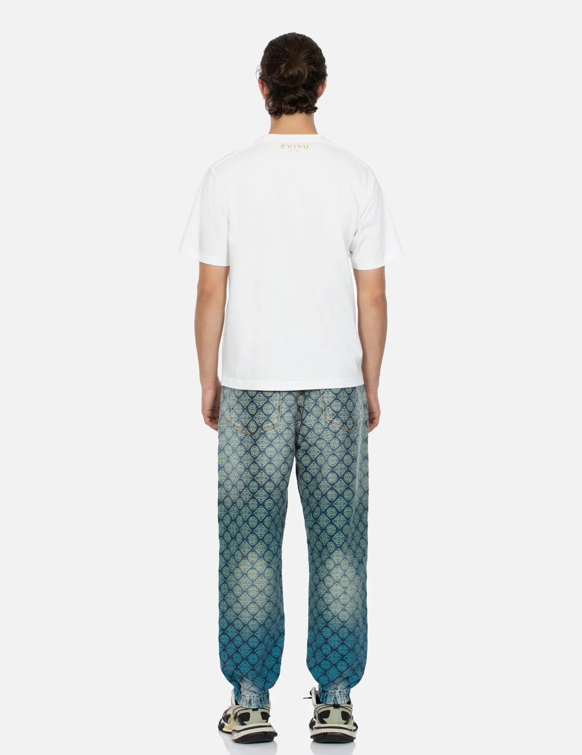 Kamon and Logo Foil Print Regular Fit T-shirt - Image 12
