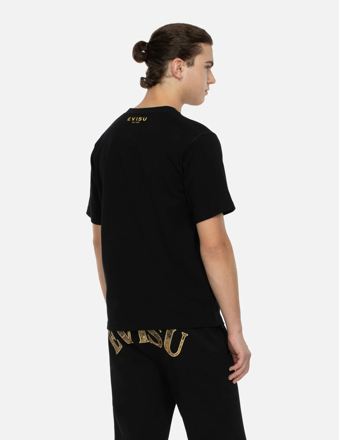 Kamon and Logo Foil Print Regular Fit T-shirt - Image 15