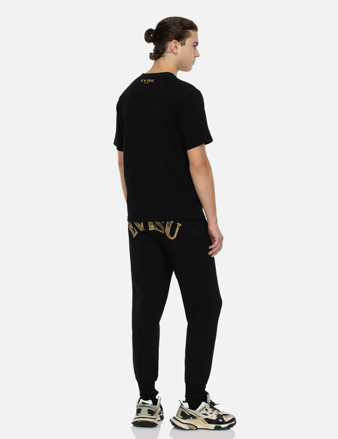 Kamon and Logo Foil Print Regular Fit T-shirt - Image 7