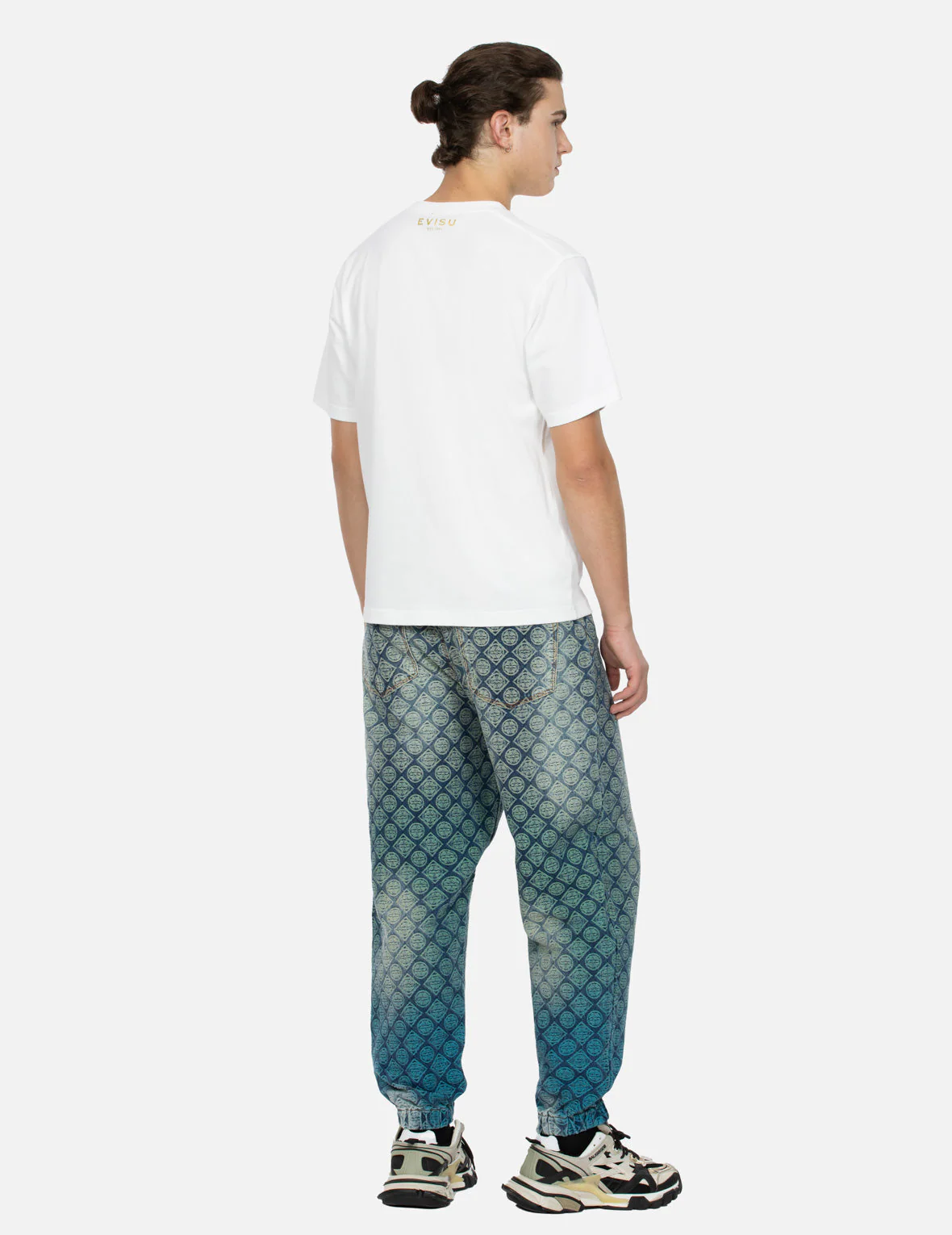 Kamon and Logo Foil Print Regular Fit T-shirt - Image 8