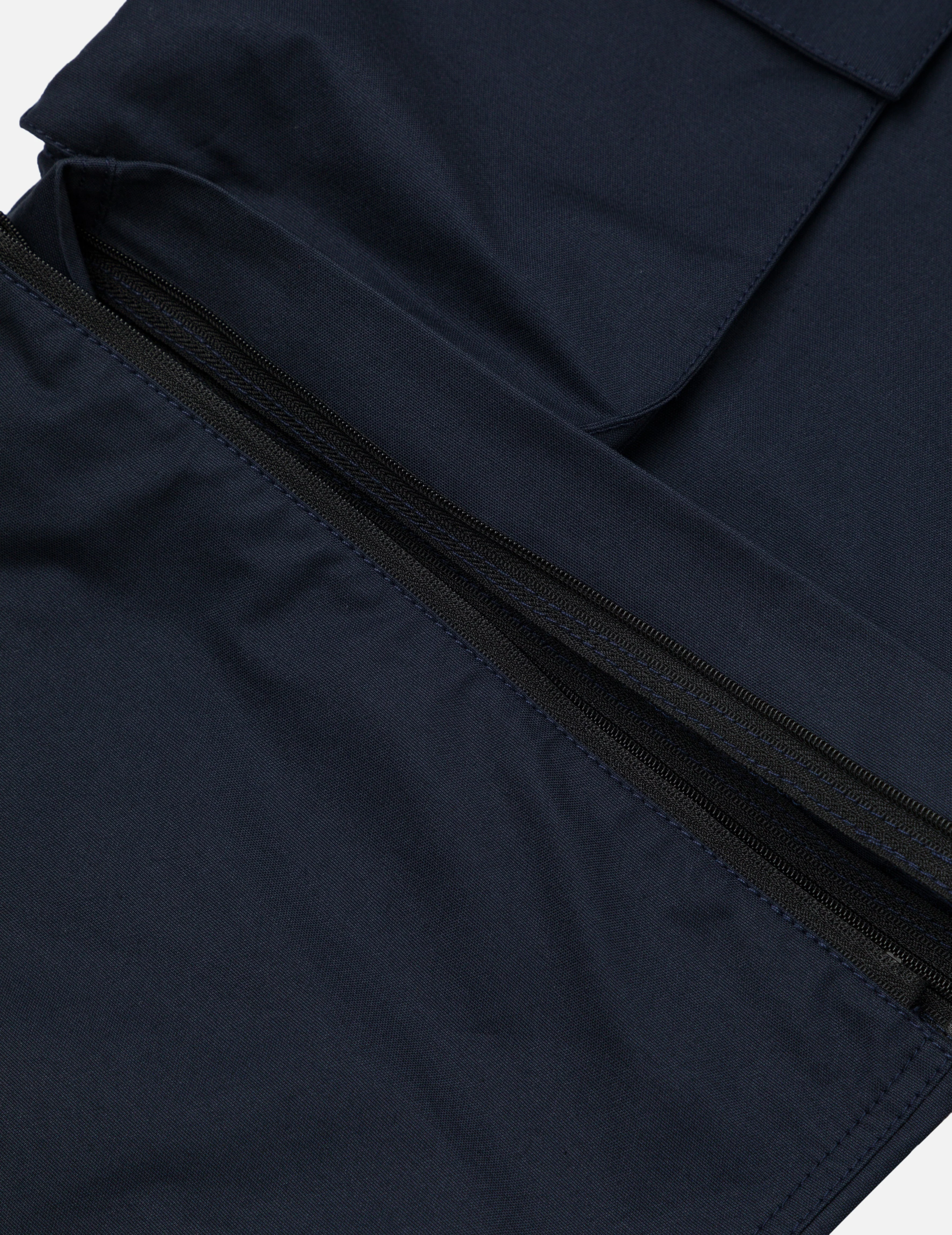 Kamon and Logo Prints Detachable Leg Panel Fashion Fit  Woven Cargo Jogger - Image 25