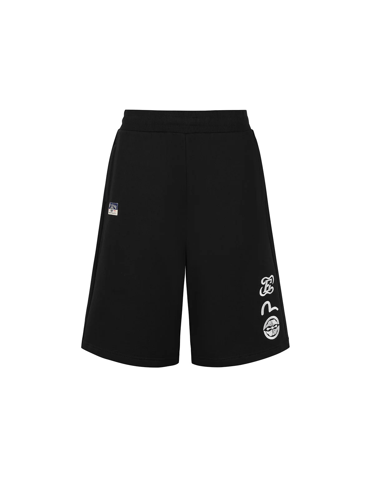 Kamon and Seagull Embroidery Fashion Fit Sweatshorts - Image 9
