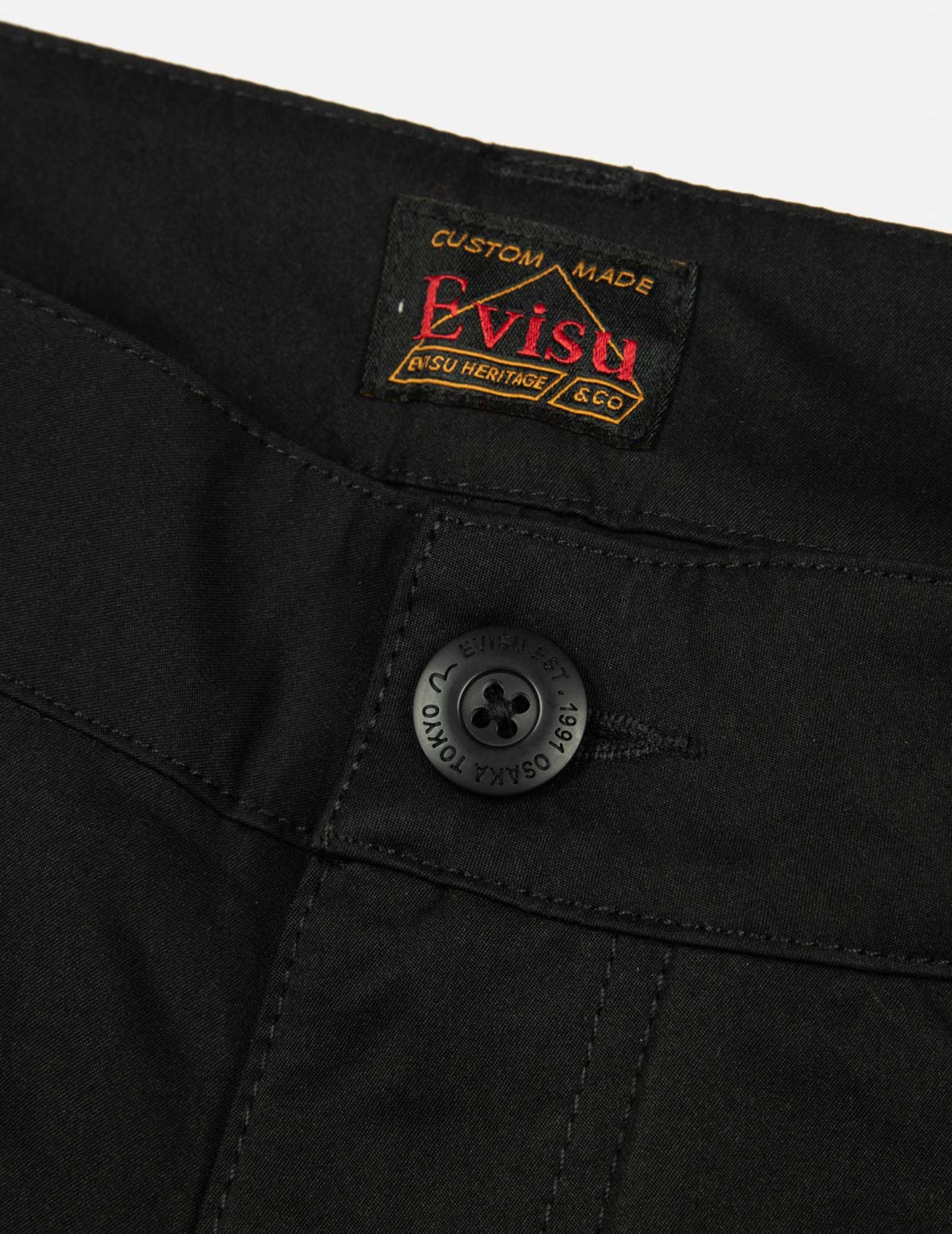 Kamon and Seagull Embroidery Loose Fit Cargo Pants - Image 18