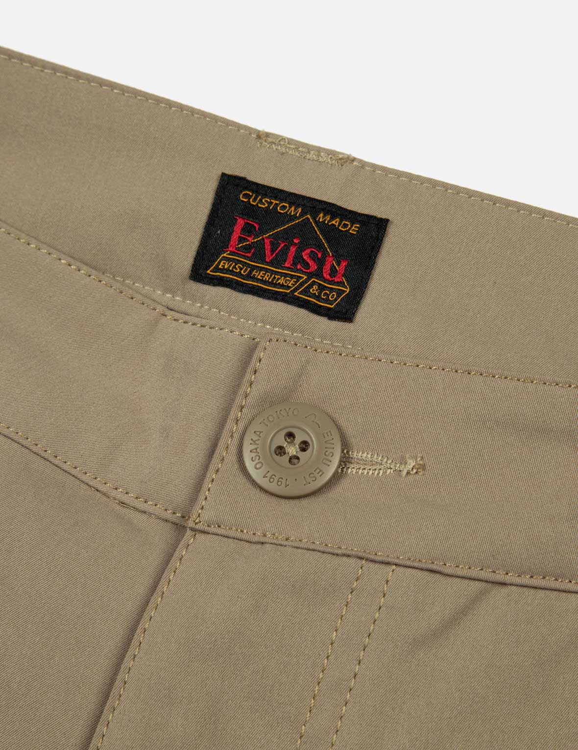 Kamon and Seagull Embroidery Loose Fit Cargo Pants - Image 21