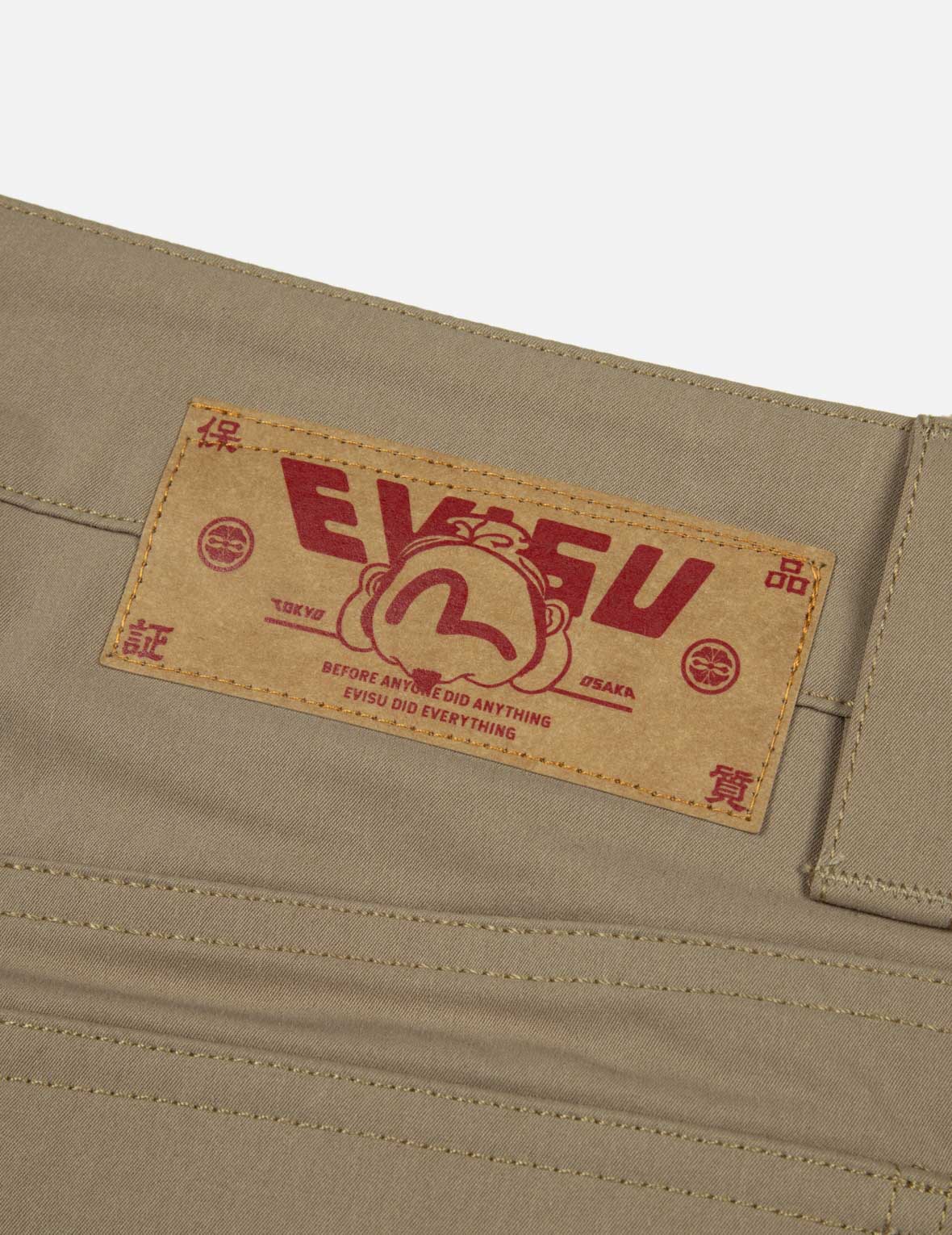 Kamon and Seagull Embroidery Loose Fit Cargo Pants - Image 25