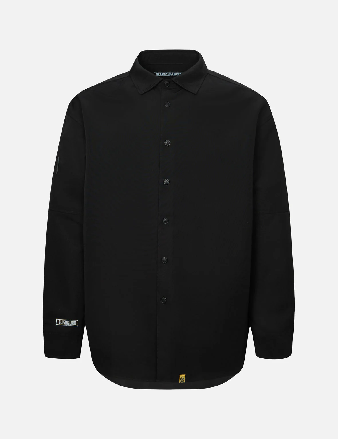 Kamon Embossed with Logo Print Regular Fit Shirt - Image 6