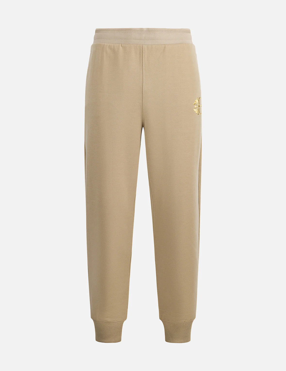 Kamon Embroidery and Logo Brocade Appliqué Regular Fit Sweatpants - Image 3