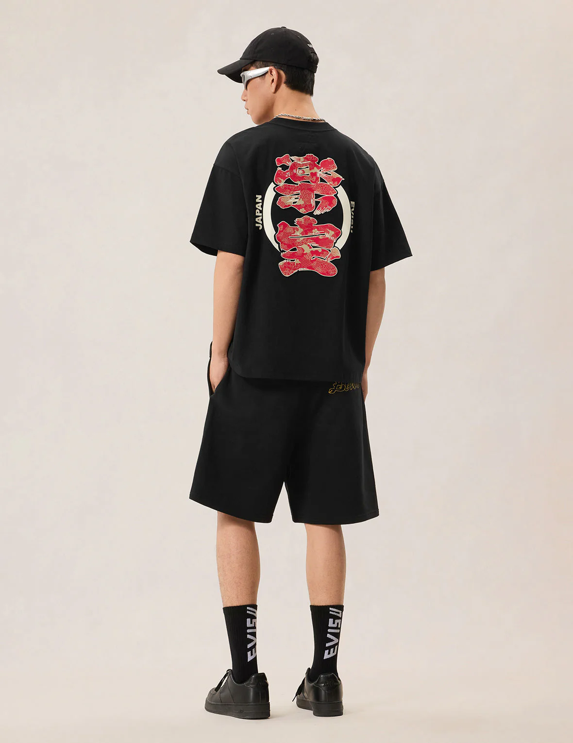 Kamon and Logo Embroidery Sweatshorts - Image 6
