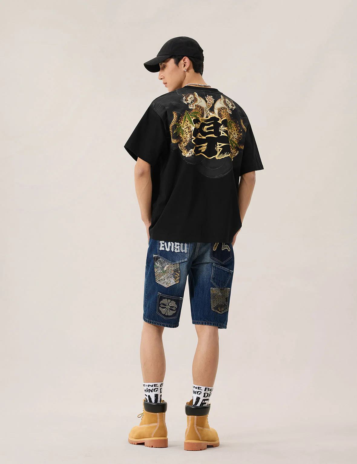Kanji Leopard Print T-Shirt - Image 8