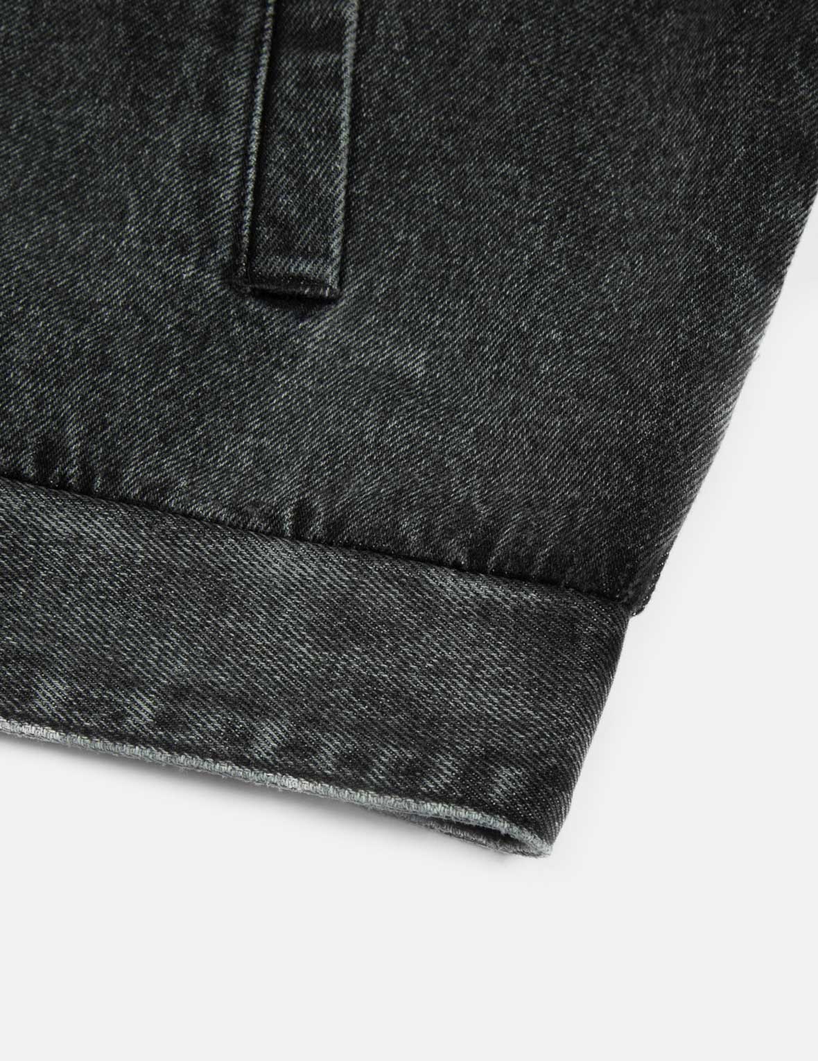 Leather Logo and Seagull Appliqué Regular Fit Denim Moto Jacket - Image 23