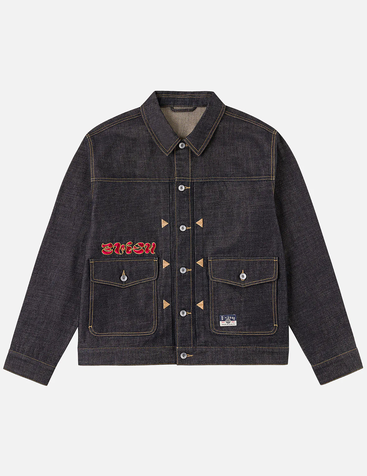 Leopard Embroidery Denim Jacket - Image 4