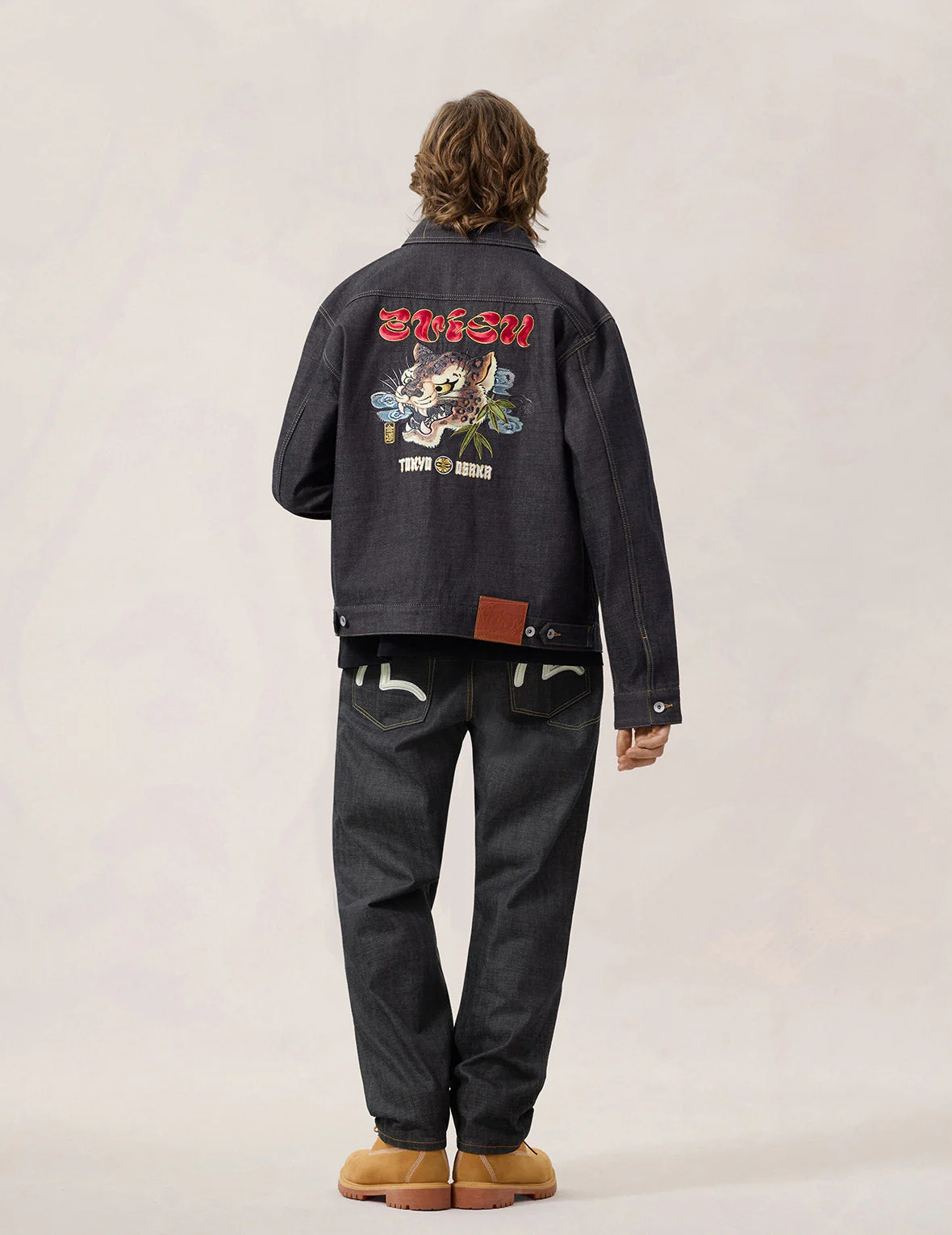 Leopard Embroidery Denim Jacket - Image 8