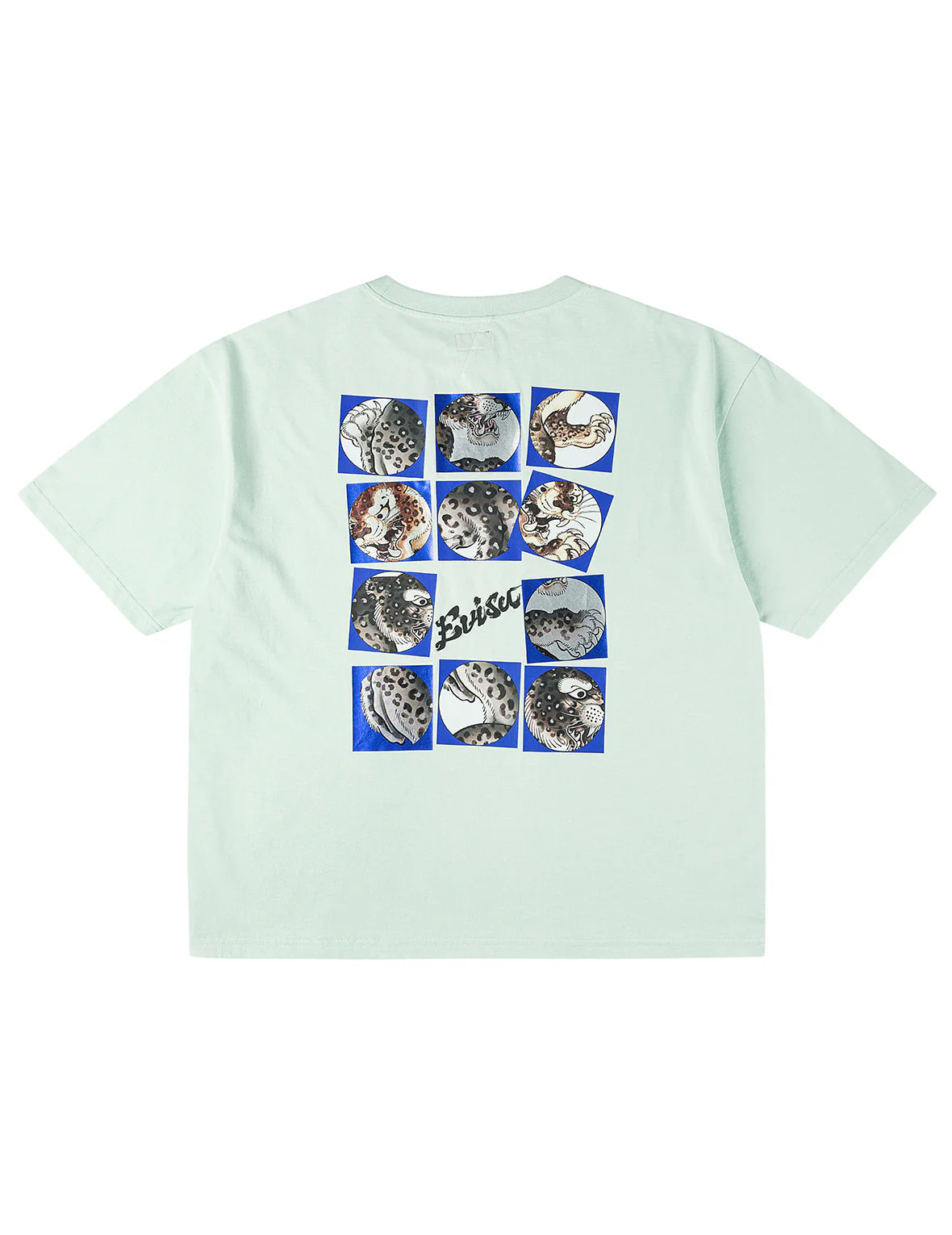 Leopard Grid Printed T-shirt - Image 23