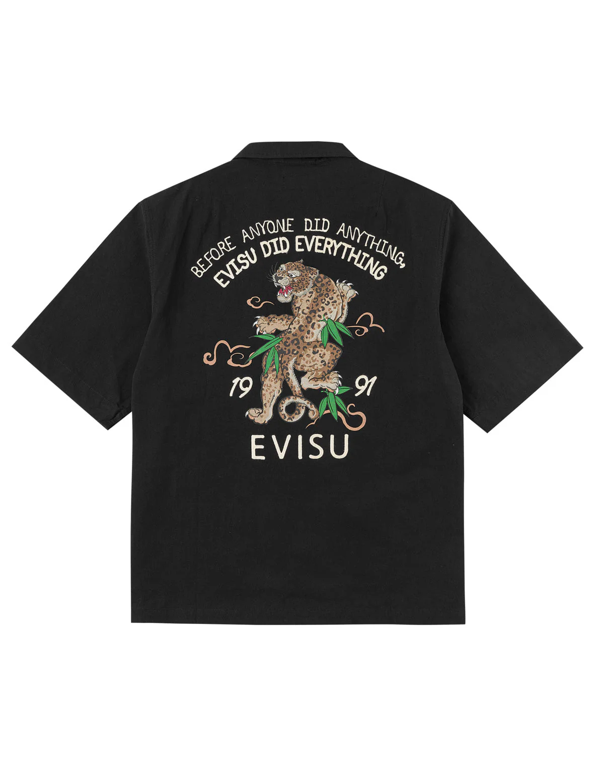 Leopard Print Logo Embroidery Shirt - Image 14