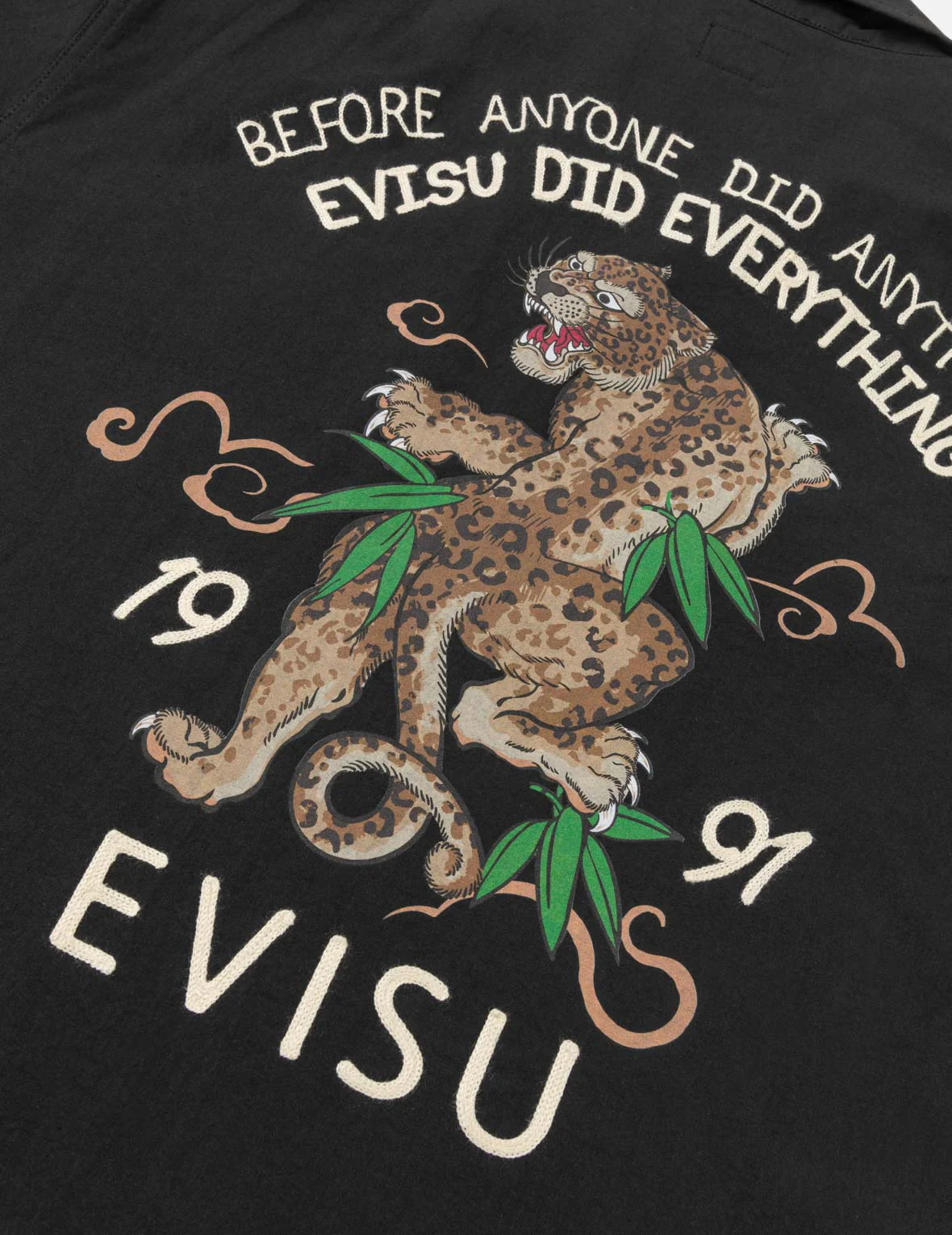 Leopard Print Logo Embroidery Shirt - Image 5