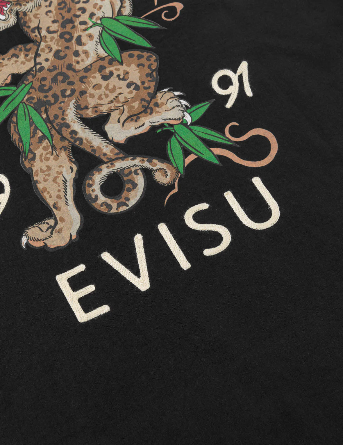Leopard Print Logo Embroidery Shirt - Image 6