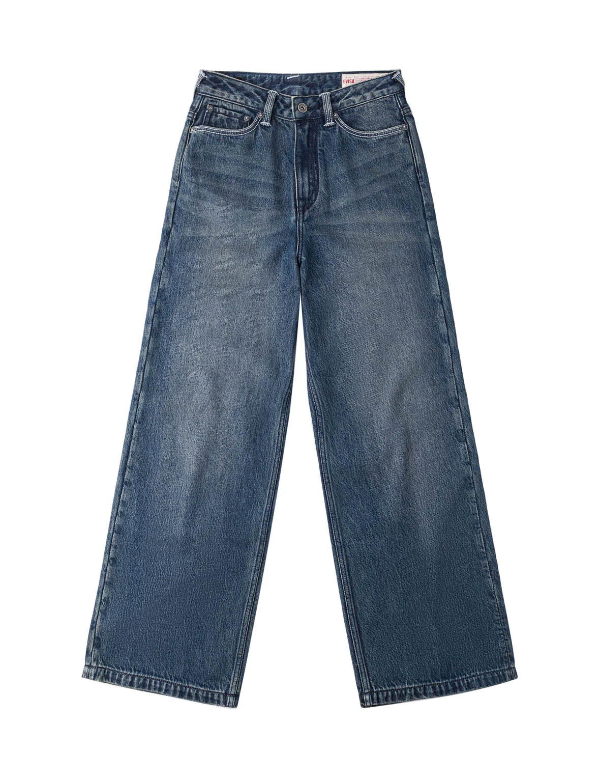 Light Blue Washed Daicock Print Jeans - Image 2