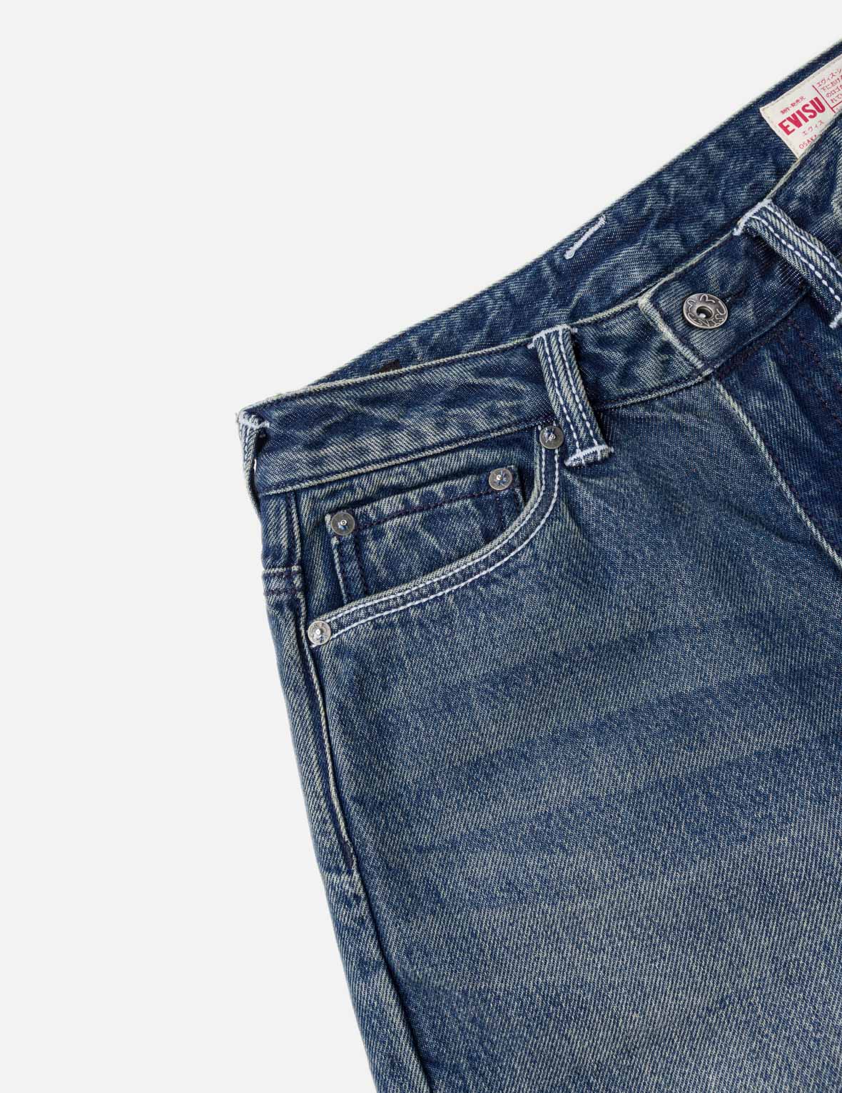 Light Blue Washed Daicock Print Jeans - Image 8