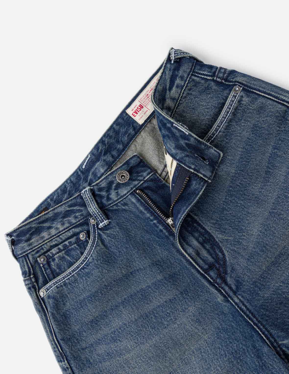 Light Blue Washed Daicock Print Jeans - Image 9