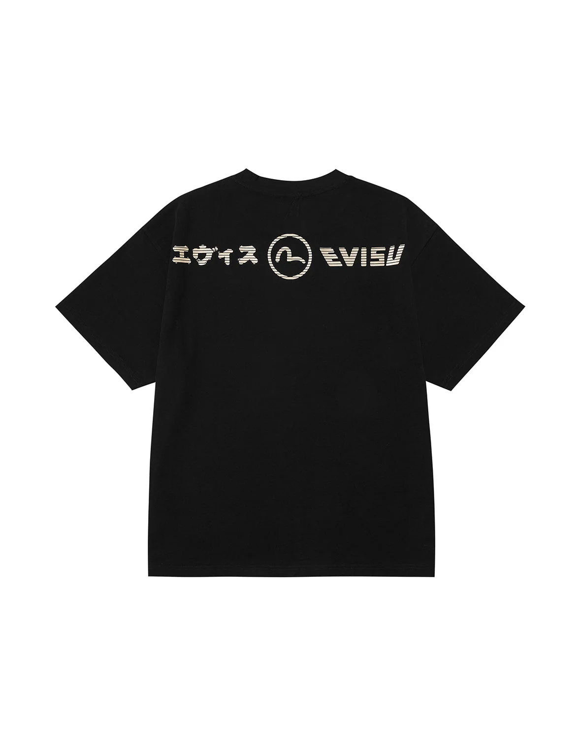 Lion Dance and Mountain Embroidery Relax Fit T-Shirt - Image 2