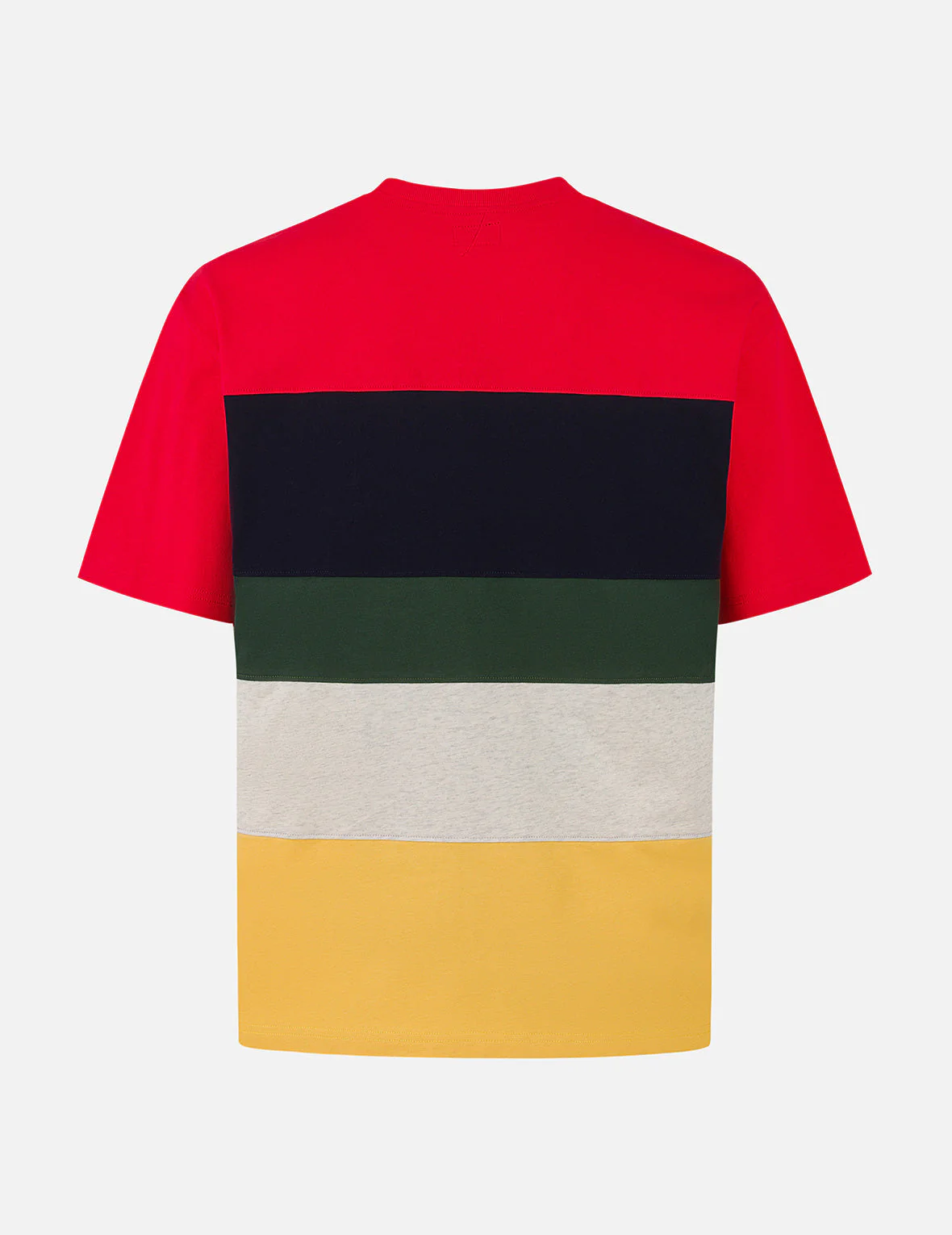 Logo and "91" Appliqué Embroidery Relax Fit Stripe T-Shirt - Image 2