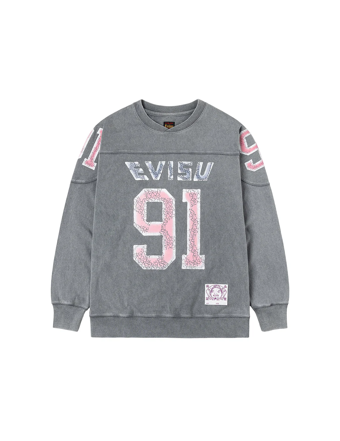 Logo and "91" Print Regular Fit Long-Sleeve T-shirt - Image 10