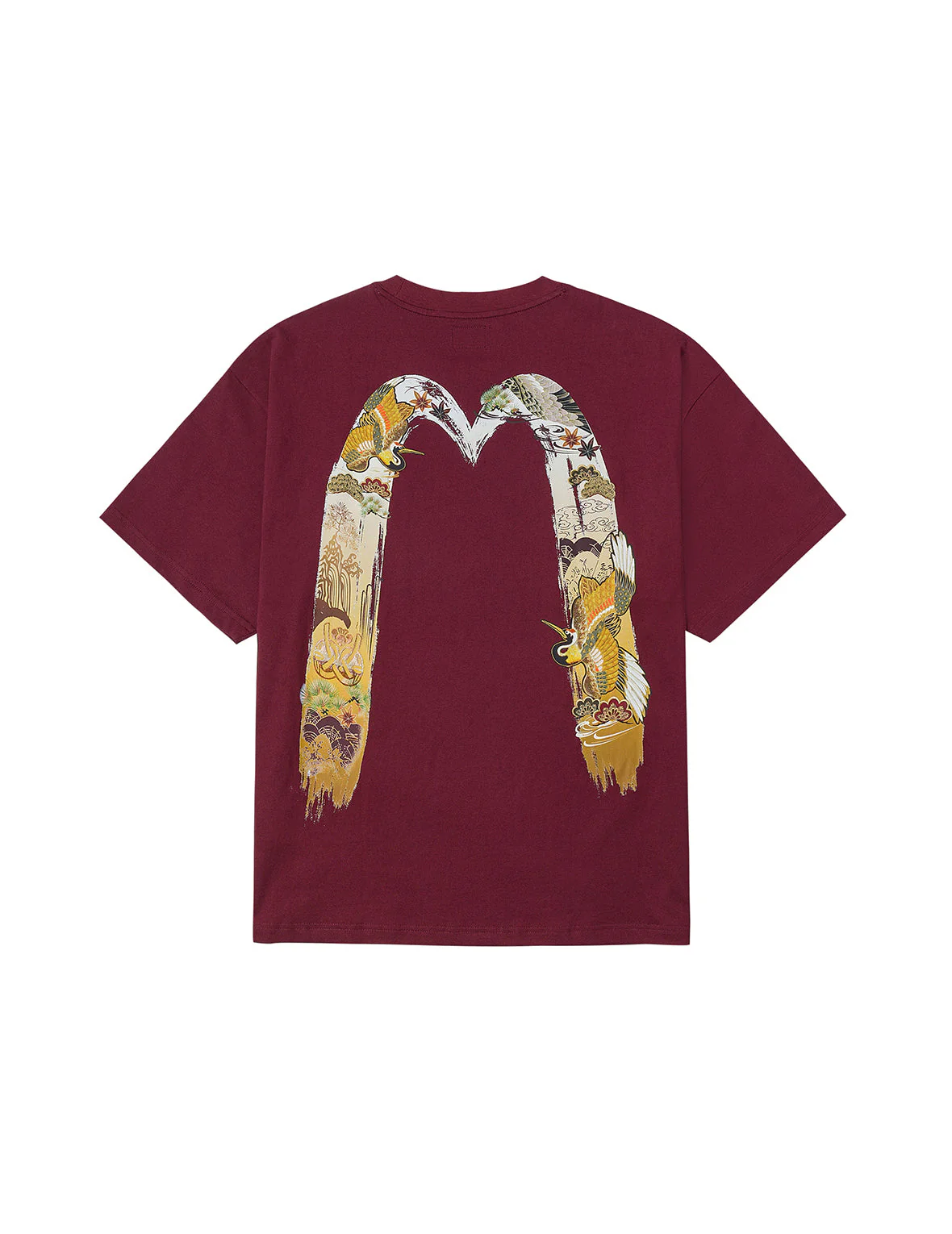Logo and Crane Soaring Daicock Print Relax Fit T-shirt - Image 20
