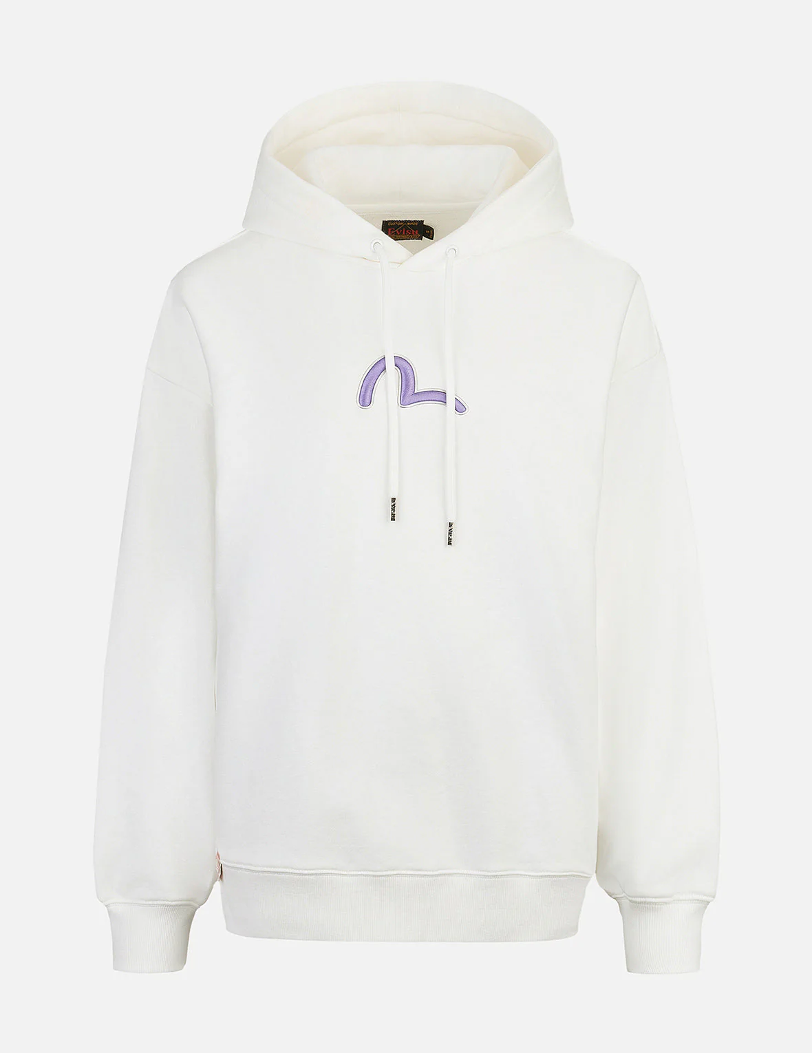 Logo and Fortune Cat Daicock Print Oversized Hoodie - Image 2