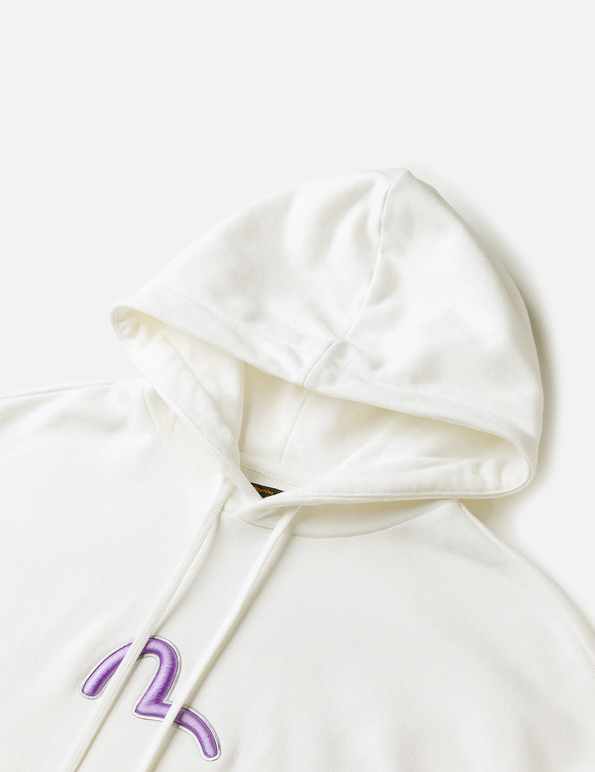 Logo and Fortune Cat Daicock Print Oversized Hoodie - Image 7