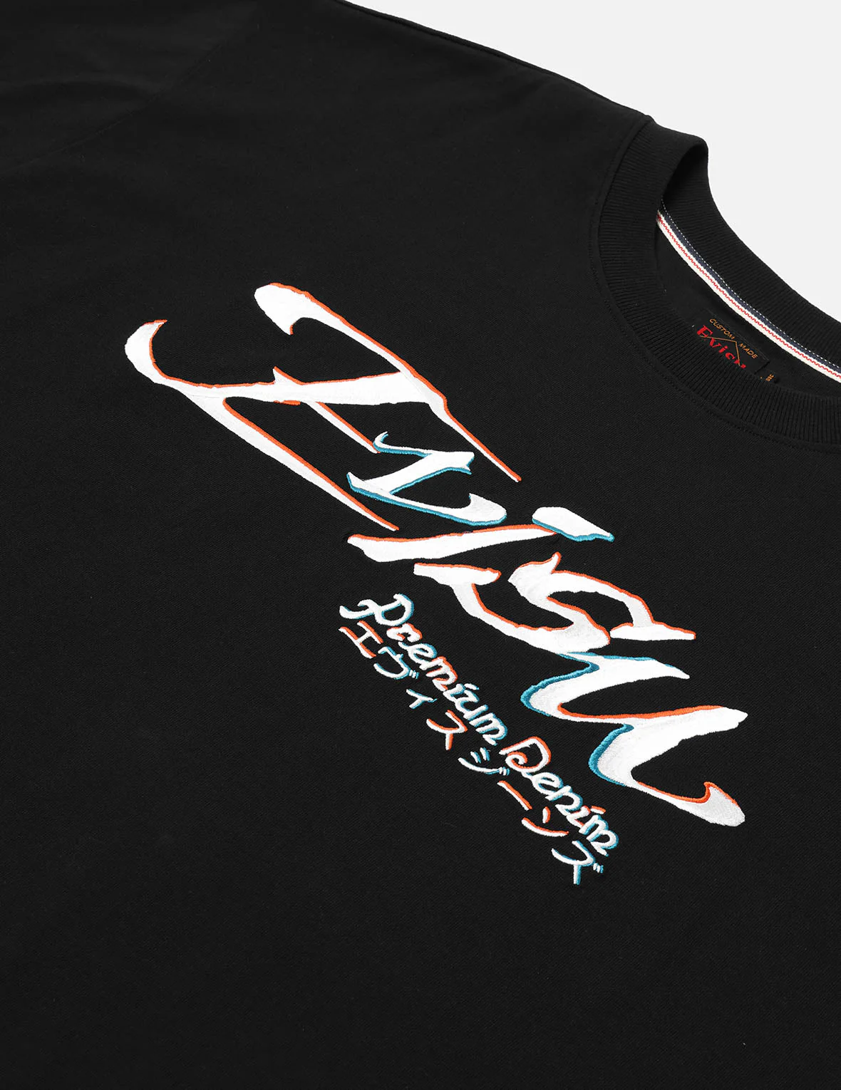 Logo and Kamon Embroidery Loose Fit T-Shirt - Image 17