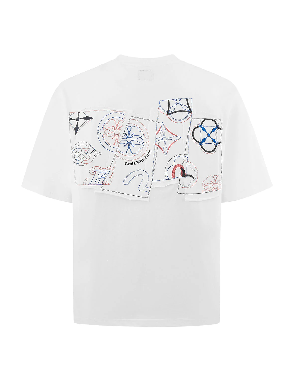 Logo and Kamon Embroidery Loose Fit T-Shirt - Image 22