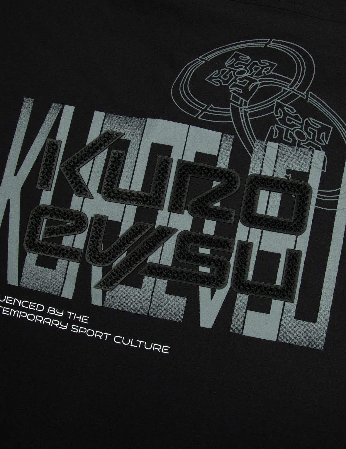Logo and Kamon Print Regular Fit Shirt Jacket with Detachable Hood - Image 13