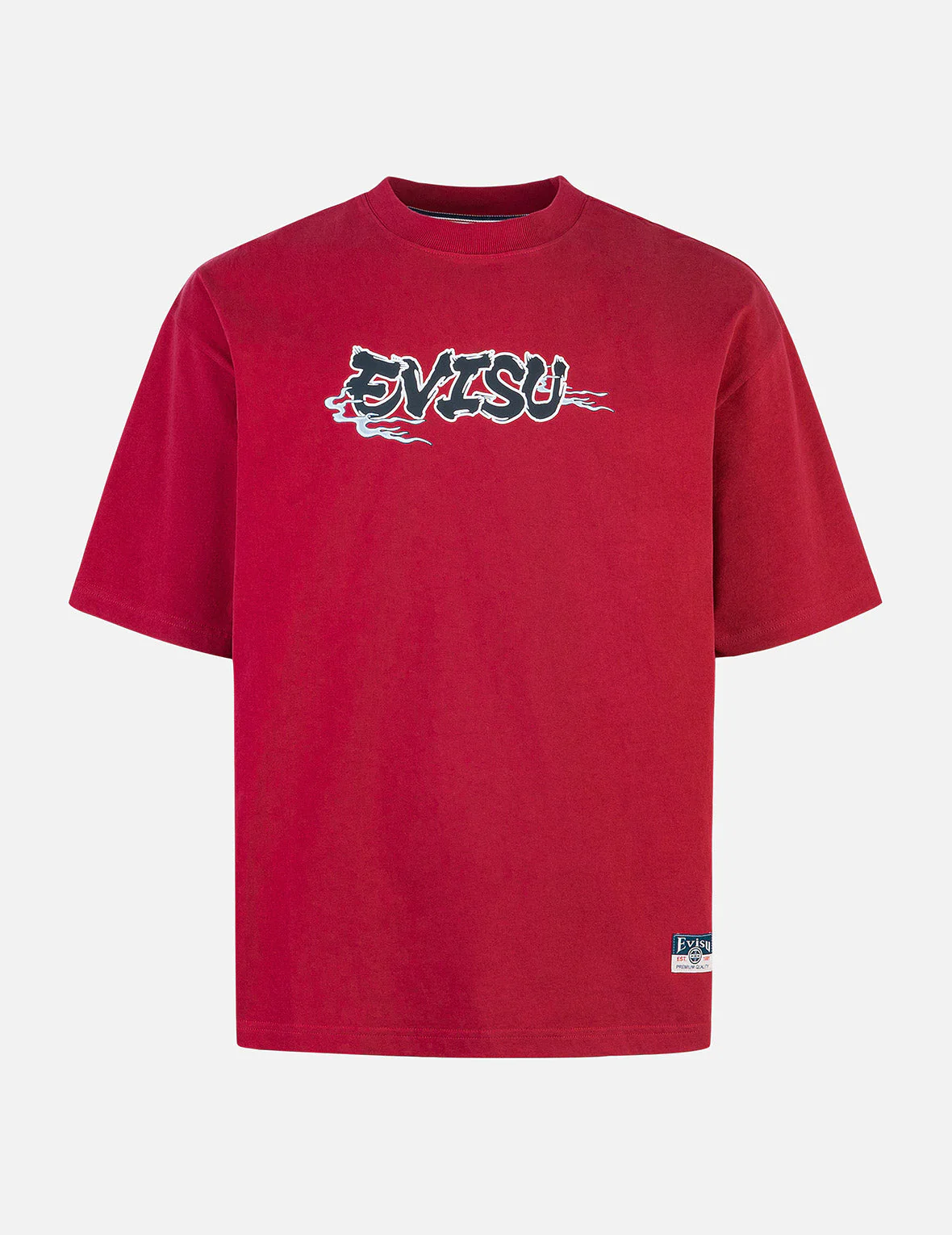 Logo and Ninja Daruma Daicock Print Loose Fit T-shirt - Image 12