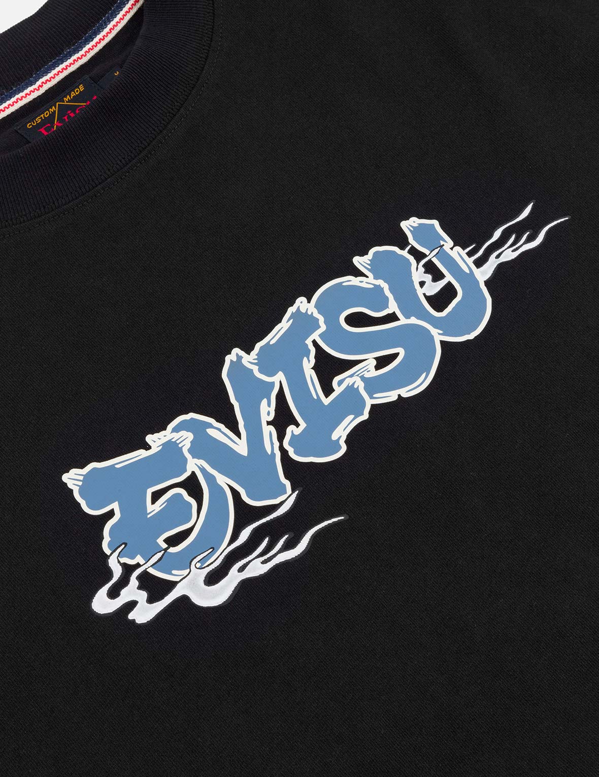 Logo and Ninja Daruma Daicock Print Loose Fit T-shirt - Image 8