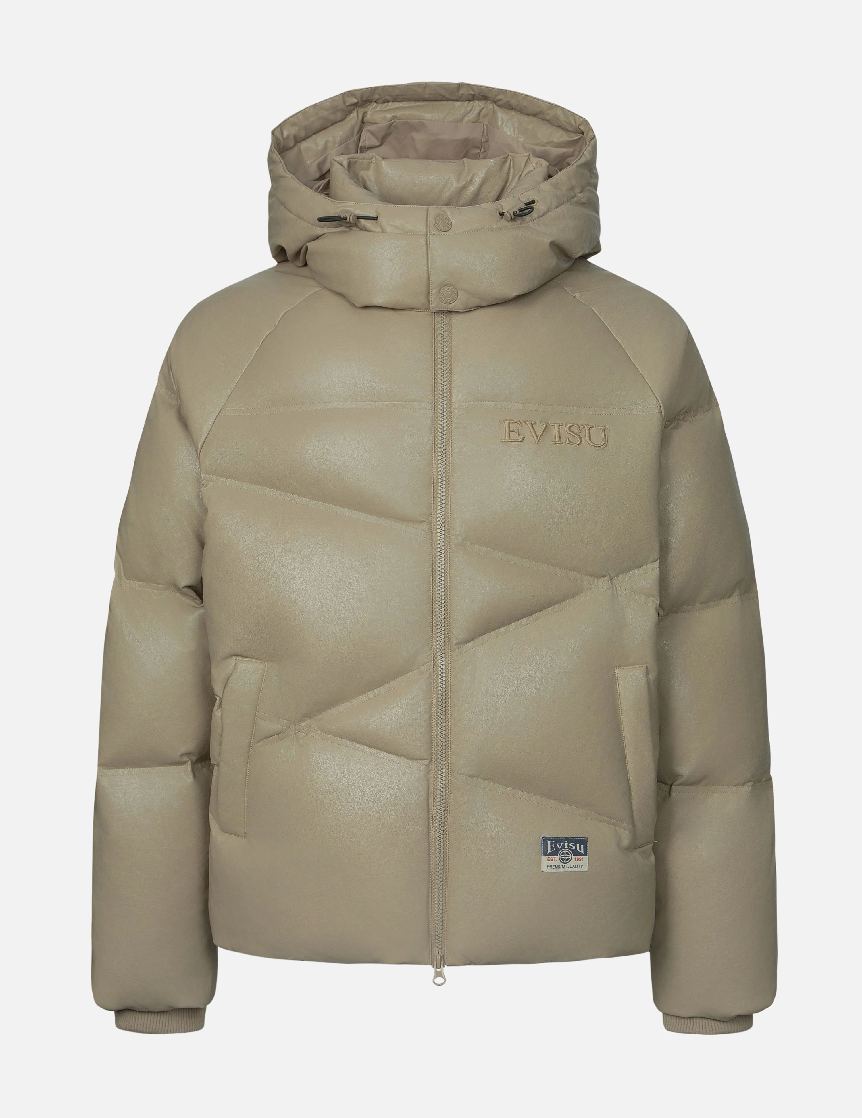 Logo and Seagull Applique Fashion Fit Down Jacket - Image 2
