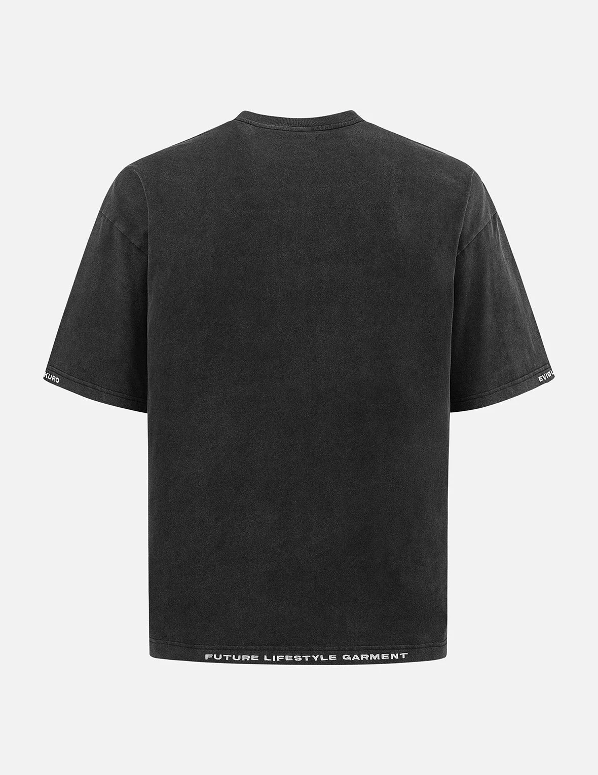 Logo and Seagull Embroidery Oversized T-shirt - Image 2