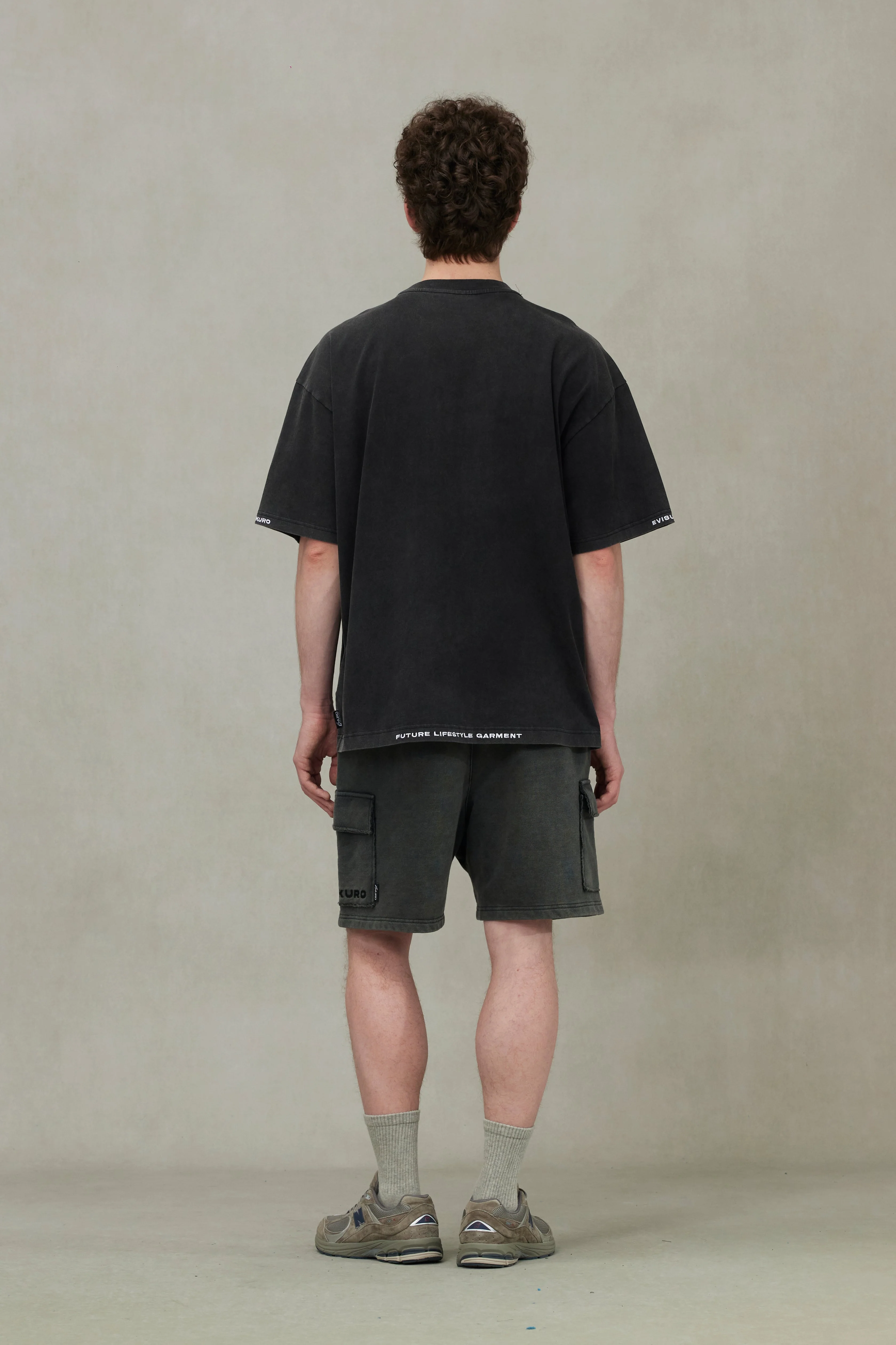 Logo and Seagull Embroidery Oversized T-shirt - Image 4