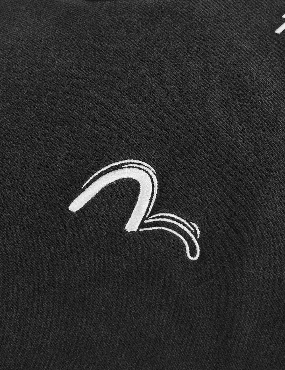 Logo and Seagull Embroidery Oversized T-shirt - Image 5