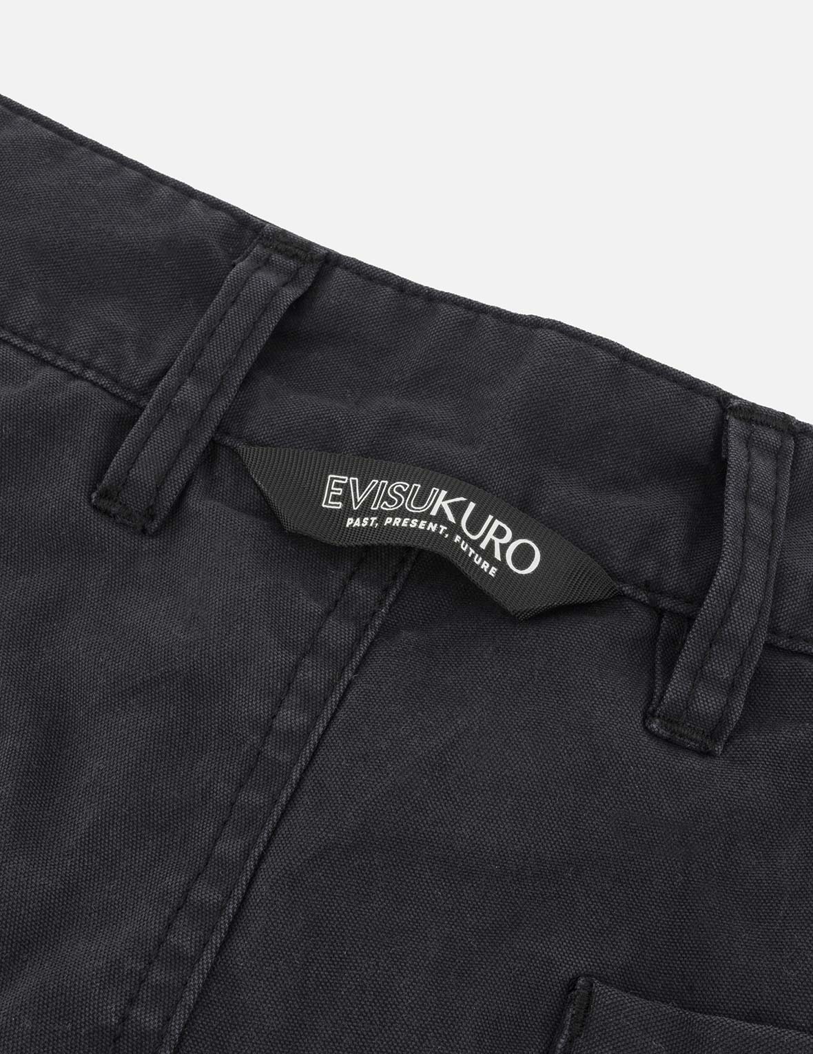 Logo and Seagull Embroidery Relax Fit Cargo Pants - Image 7