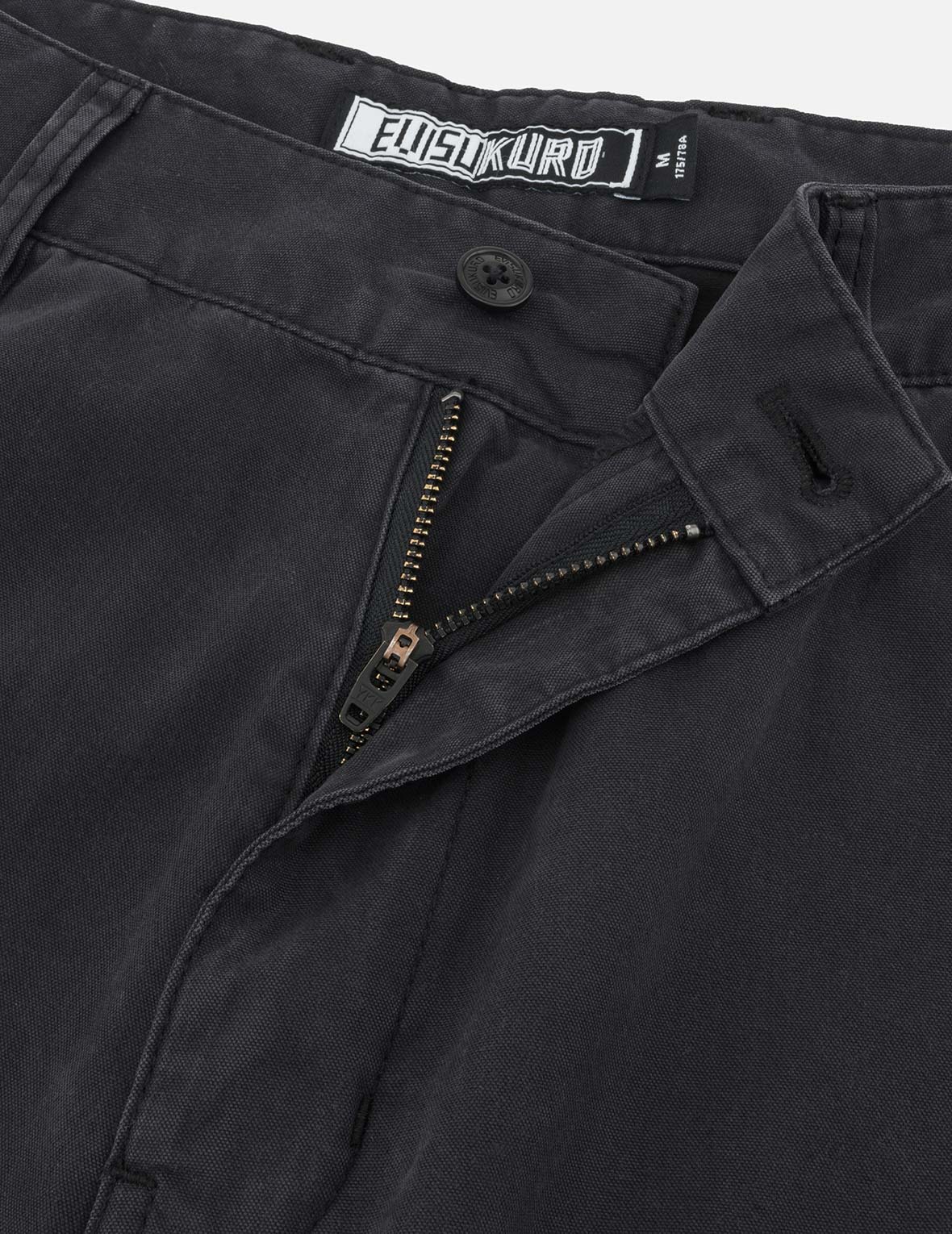 Logo and Seagull Embroidery Relax Fit Cargo Pants - Image 8