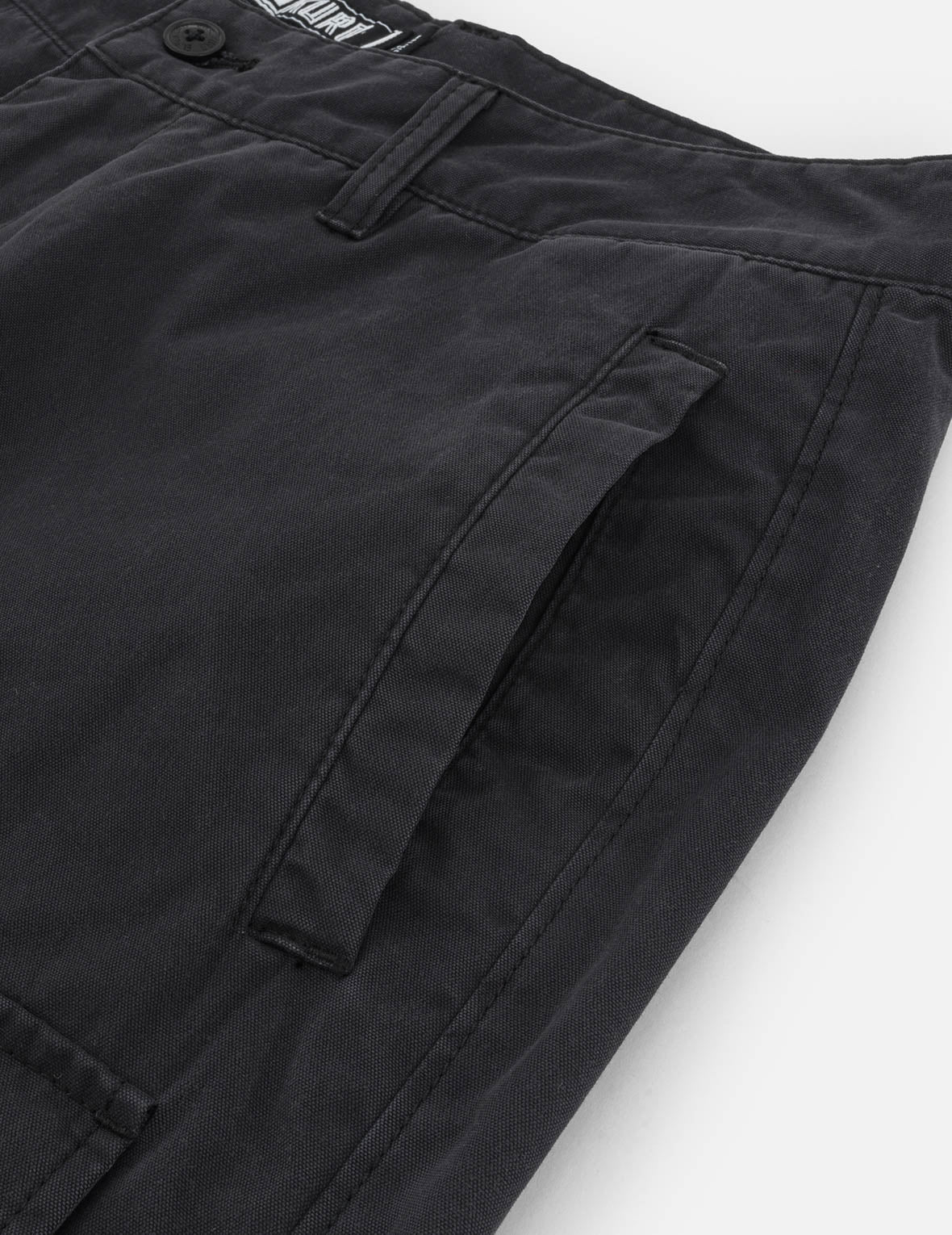 Logo and Seagull Embroidery Relax Fit Cargo Pants - Image 9
