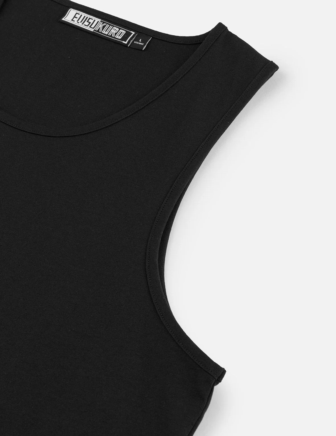 Logo and Seagull Embroidery Relax Fit Tank Top - Image 14