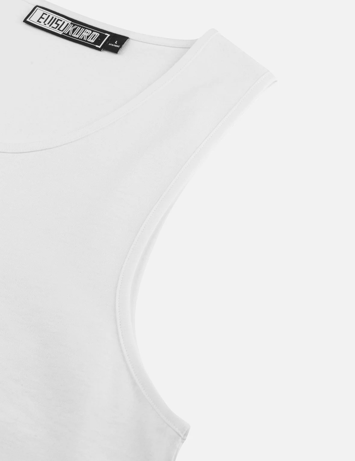 Logo and Seagull Embroidery Relax Fit Tank Top - Image 15